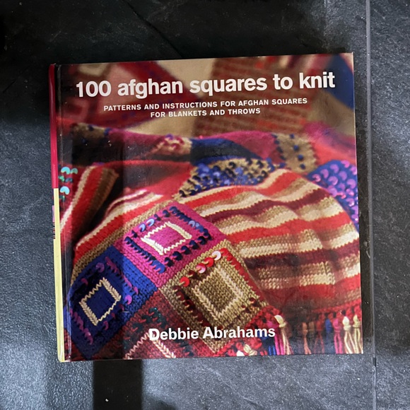 Trafalgar Other - Debbie Abrahams "100 Afghan Squares to Knit" Book